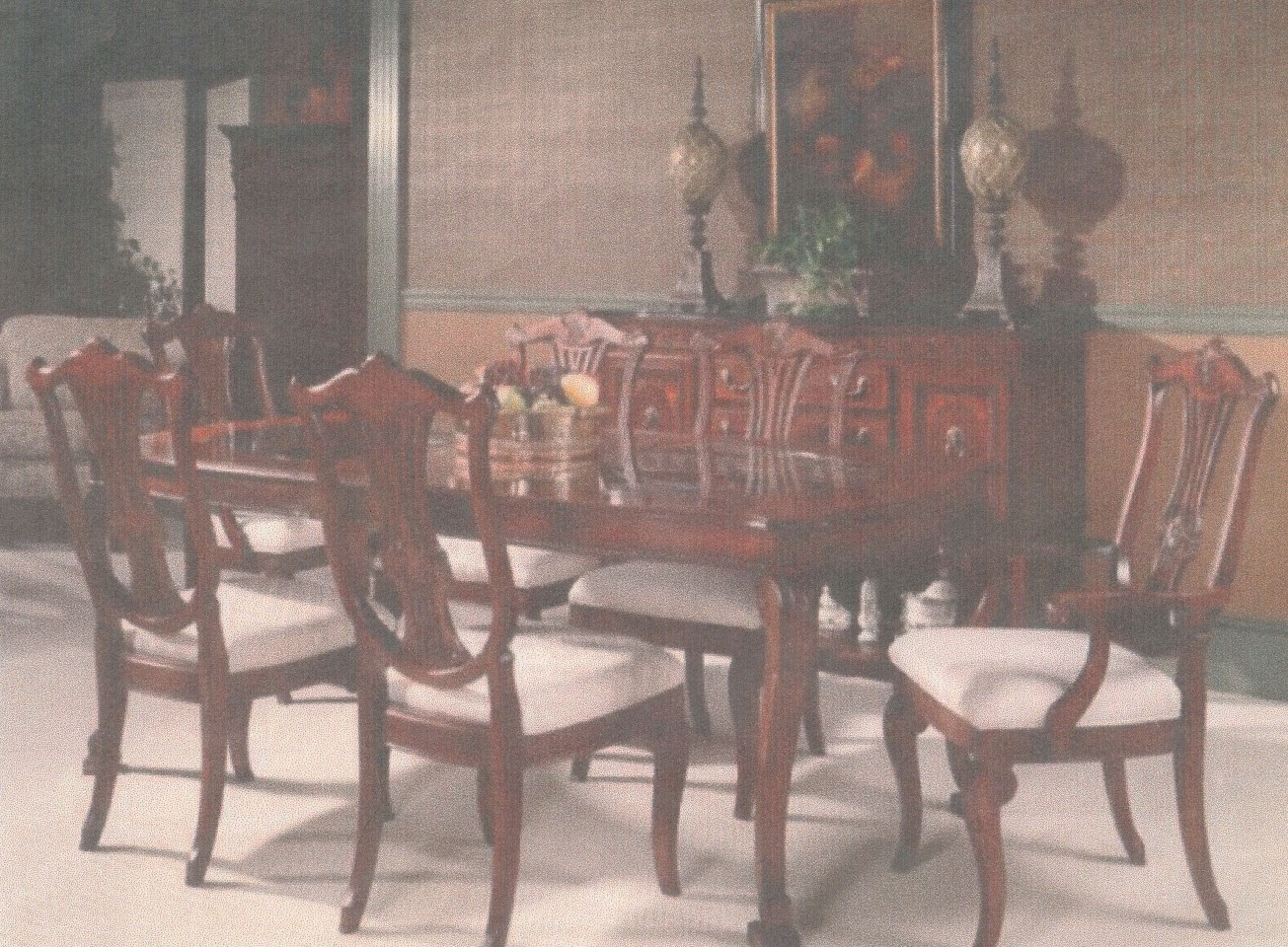 Dining suite after refurbishment