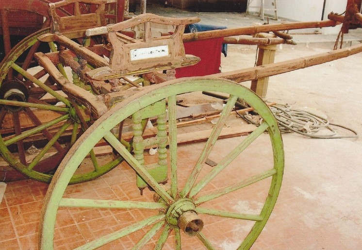 Bullock cart after restoration