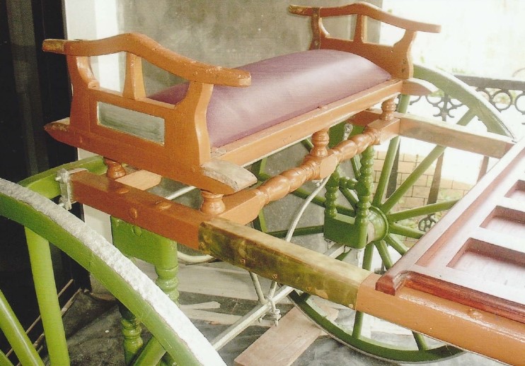 Bullock cart before restoration