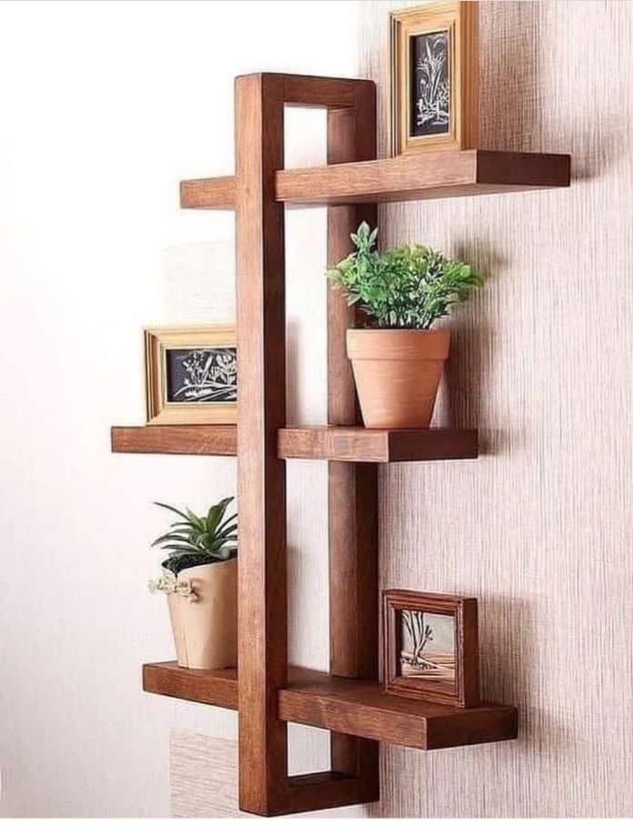 Geometric Wall Shelf
