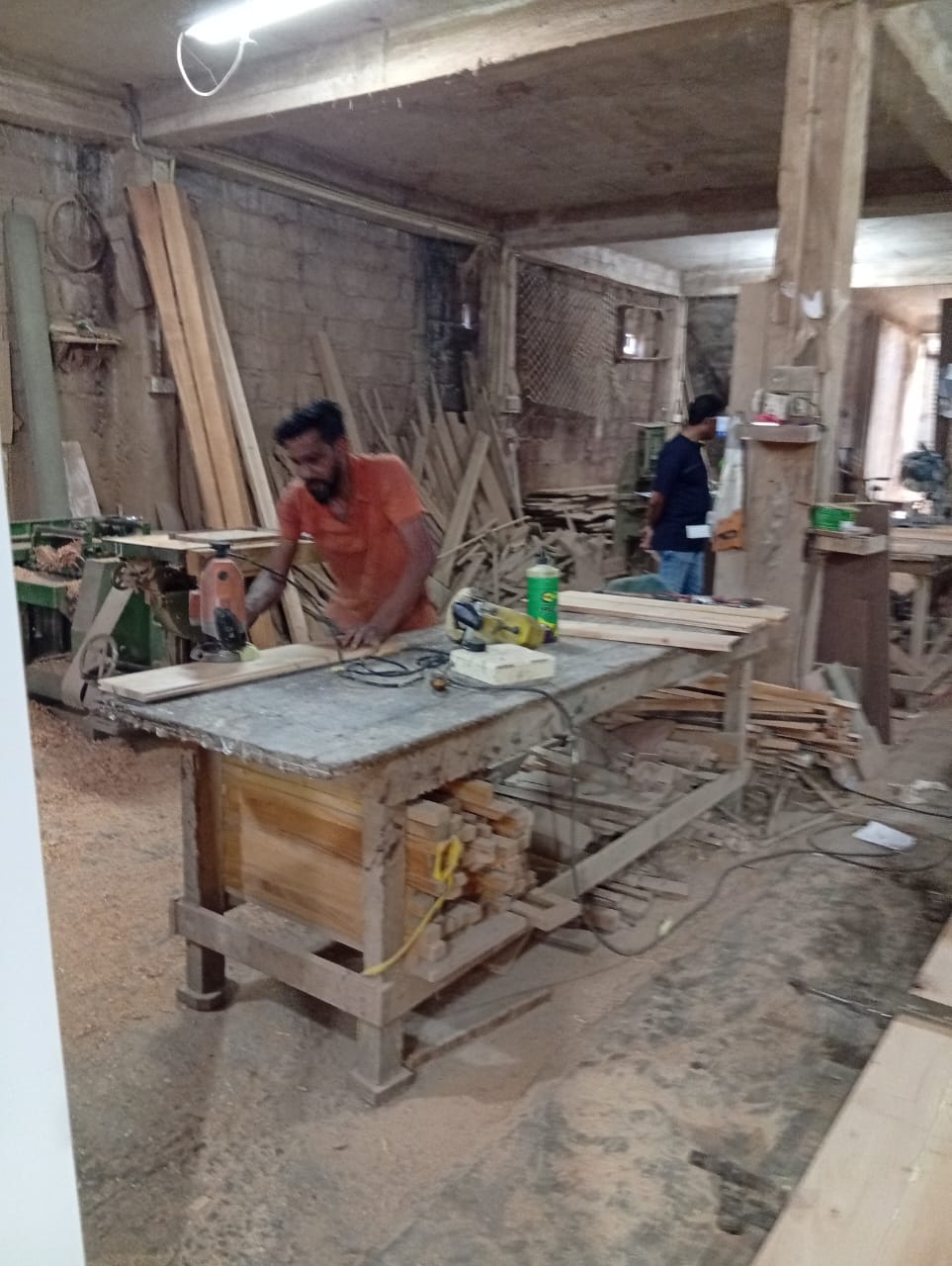 Routing and sanding work in progress