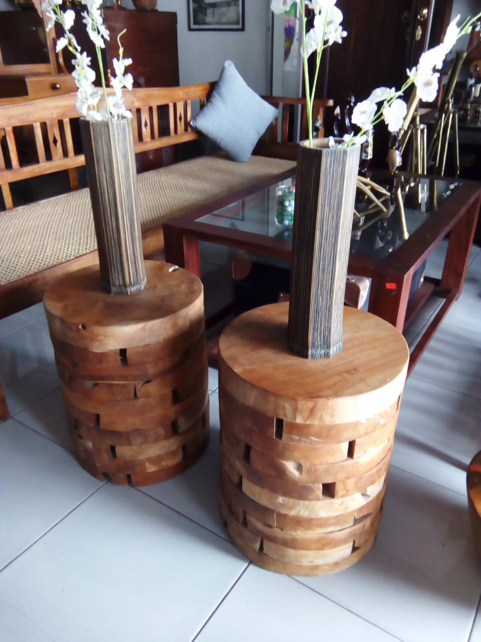 Sculptural Side Tables